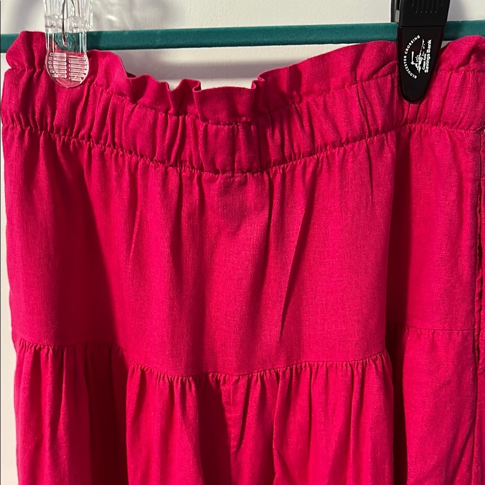 Universal Thread Vibrant Pink Button-Down Midi Sk… - image 7